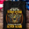 Never forget the way the Vietnam Veteran was treated upon return never again – US versus Viet war
