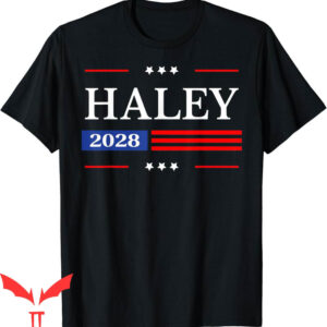 Nikki Haley T-Shirt 2028 American Flag Usa Flag