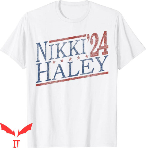 Nikki Haley T-Shirt Retro 2024 Election For Republicans