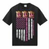 No one fights alone – American breast cancer warrior, Breast cancer awareness T-shirt