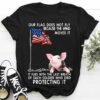 Our flag does not fly because the wind moves it – America flag, pig lover