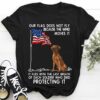 Our flag does not fly because the wind moves it it flies with the last breath – rhodesian ridgeback dog and America flag