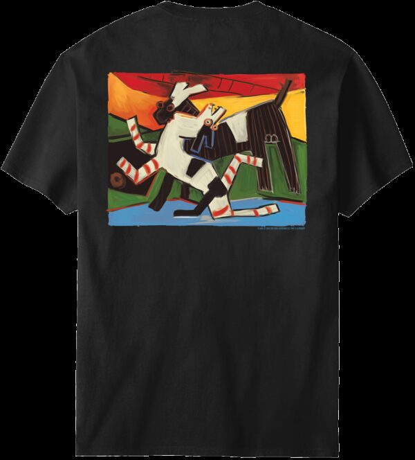 Pawcasso Black White Dog T-Shirt