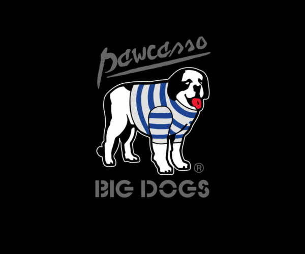 Pawcasso Black White Dog T-Shirt