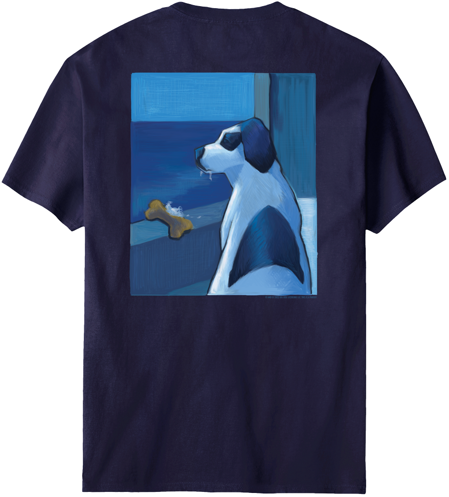 Pawcasso Blue Dog T-Shirt Pawcasso Blue Dog T-Shirt