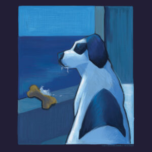 Pawcasso Blue Dog T-Shirt