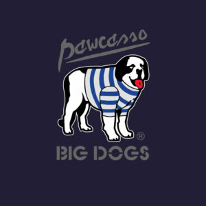 Pawcasso Blue Dog T Shirt 4