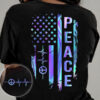 Peace Symbol, 4th Of July, Independence Day, American Flag