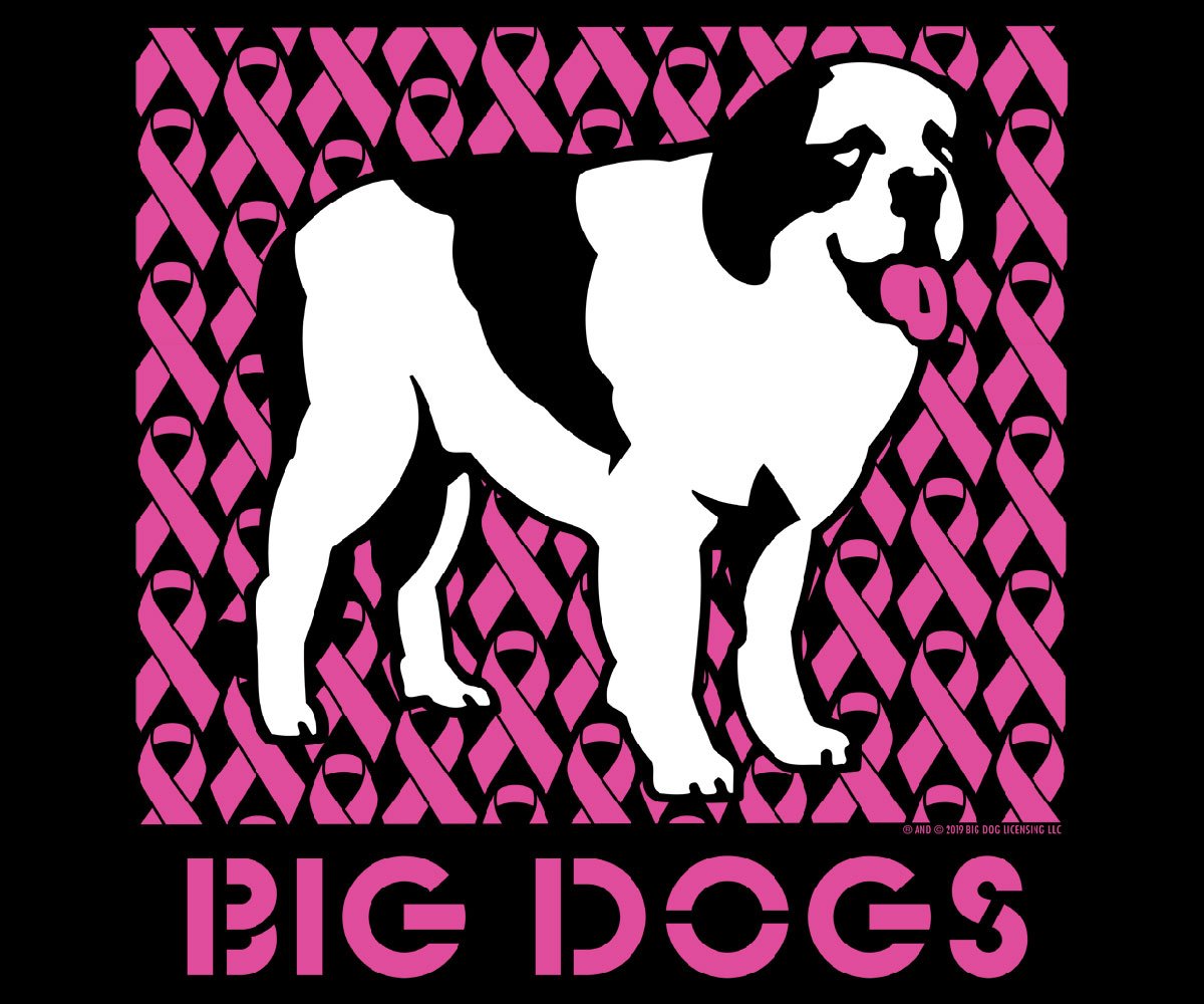 Pink Ribbon Standing Dog Pink Ribbon Standing Dog