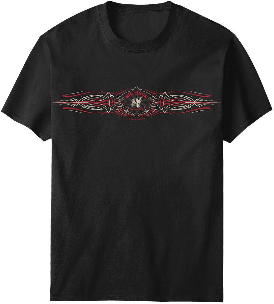 Pinstripe Logo Chest Stripe T-Shirt Pinstripe Logo Chest Stripe T-Shirt