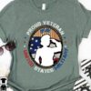 Proud veteran United States military female veteran