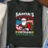 Santa’s favorite Vietnam veteran Christmas American flag