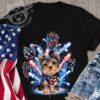 Shih Tzu dog and America flag – Dog lover, independence day