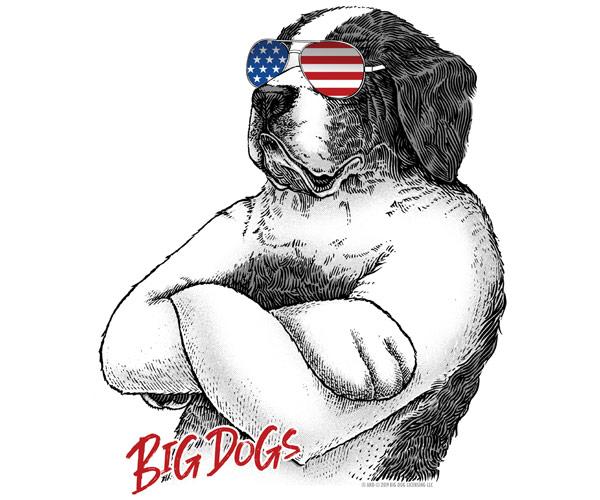 Stars & Stripes Bad Dog T-Shirt Stars & Stripes Bad Dog T-Shirt