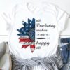 Sunflower America Flag – Crocheting makes me happy