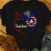 Teacher sunflower – America independence day, teacher the job