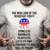 The New Logo Of The Demoncrat Party Spineless Brainless Heartless Eats Its Own Through It’s Mouth Full Of Poison