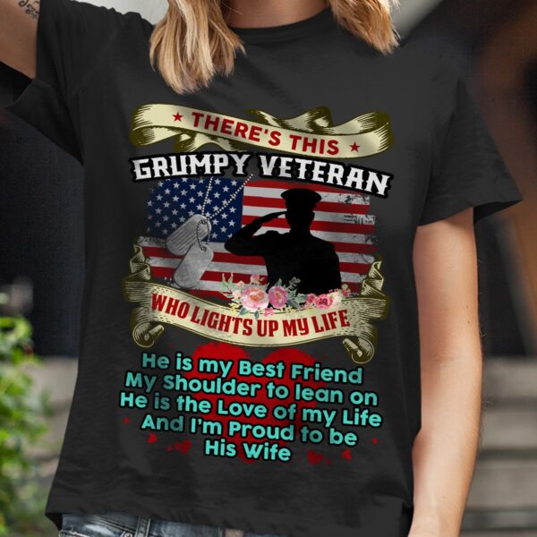 There’s this grumpy veteran who lights up my life – America flag