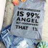 This Norwegian is 99 angel but ooohhhhh that 1 – Norwegian people
