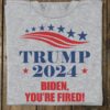 Trump 2024 Biden you’re fired American president election