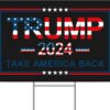 Trump 2024 Yard Sign Donald Trump 2024