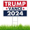 Trump 2024 Yard Sign Donald Trump President Jd Vance Vice