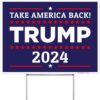 Trump 2024 Yard Sign Keep America Great Sign Donald Trump