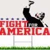 Trump 2024 Yard Sign Make America Great Again Presidential