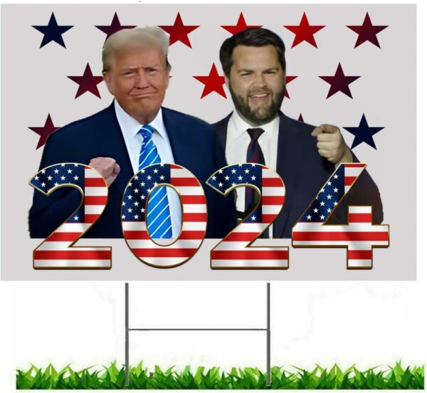 Trump 2024 Yard Sign Save America Trump For President