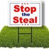Trump 2024 Yard Sign Stop The Steal Fraud Trump Biden