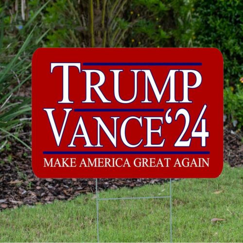 Trump 2024 Yard Sign Trump Jd Vance 2024 Presidential