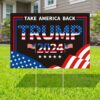 Trump 2024 Yard Sign Voted For Trump Outdoor Decorations