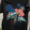 Turtle and America flag – Turtle lover