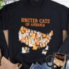 United cats of America – American loves cat, gift for cat person