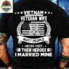 Vietnam Veteran wife most people never meet their heros i married mine US flag military boots