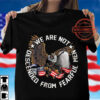 We Are Not Men Descended From Fearful, American Flag, Independence Day, 4th Of July