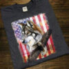 Wolf lover, Wolf And Eagle, Amerian Flag, American Shirt