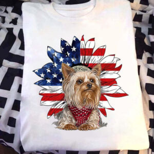Yorkshire Terrier, Dog Lover, Independence Day, 4th Of July