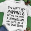 You can’t buy happiness but you can marry a Norwegian and that’s kind of the same thing – Norwegian people gift