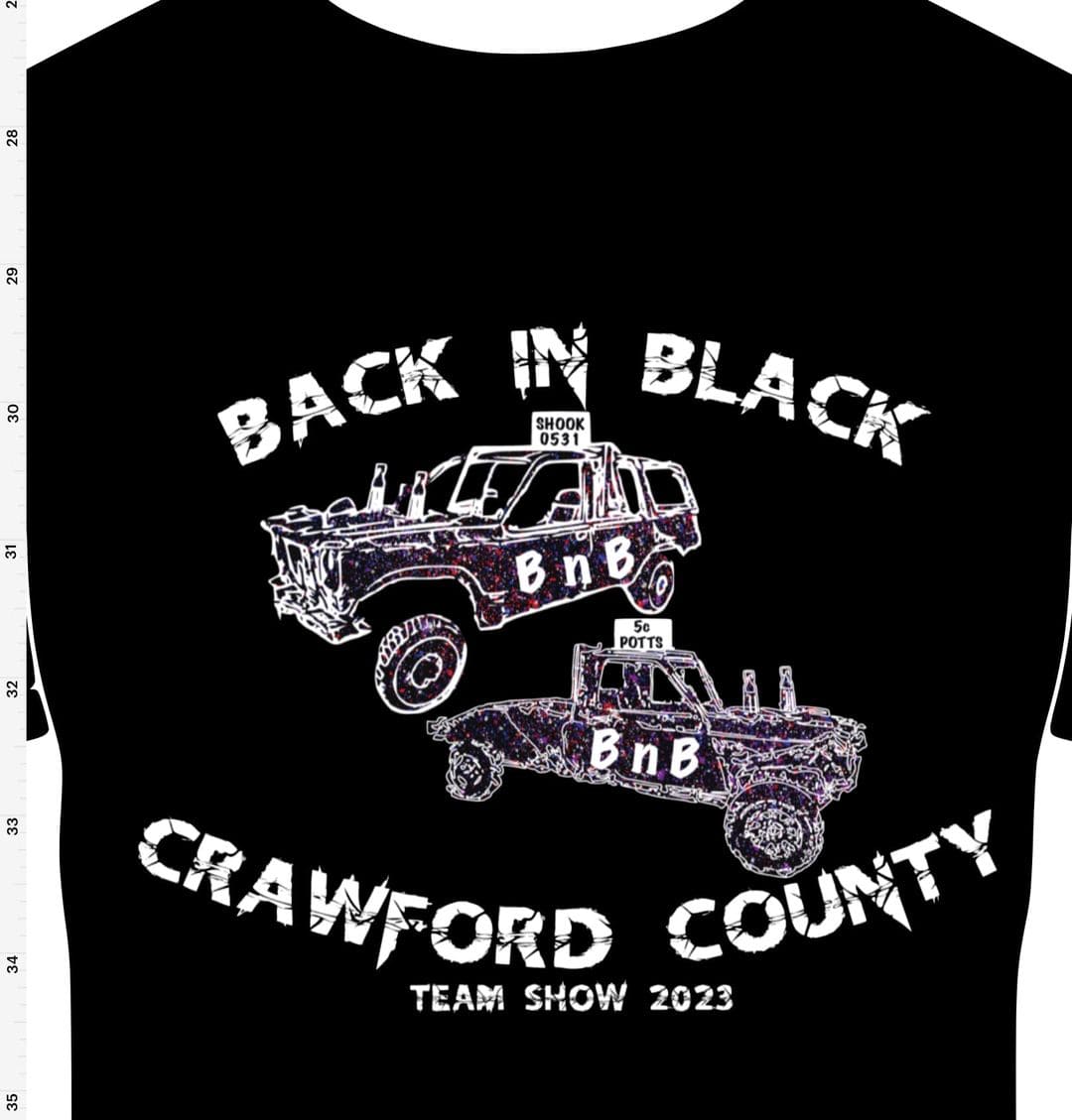 back in black Crawford county team show 2023 BnB cars back in black Crawford county team show 2023 BnB cars