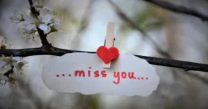 i miss you message for her