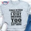 female veteran sometimes i stay inside because it’s just too peopley out there