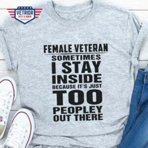 female veteran sometimes i stay inside because it’s just too peopley out there