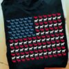goats American flag Independence day