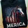 horse Merica US flag Independence day