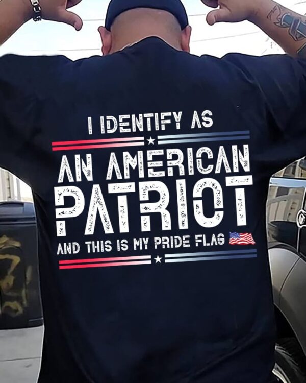 i identify as an American patriot and this is my pride flag