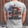 i will never apologize for being American US Independence day
