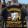 it cannot be inherited nor can it be purchased blood sweat and tears own it forever the title Vietnam veteran American flag