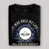 it was once my life I will always be proud of it United States Navy air traffic controller US flag