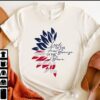 love of the free because of the brave American sunflower